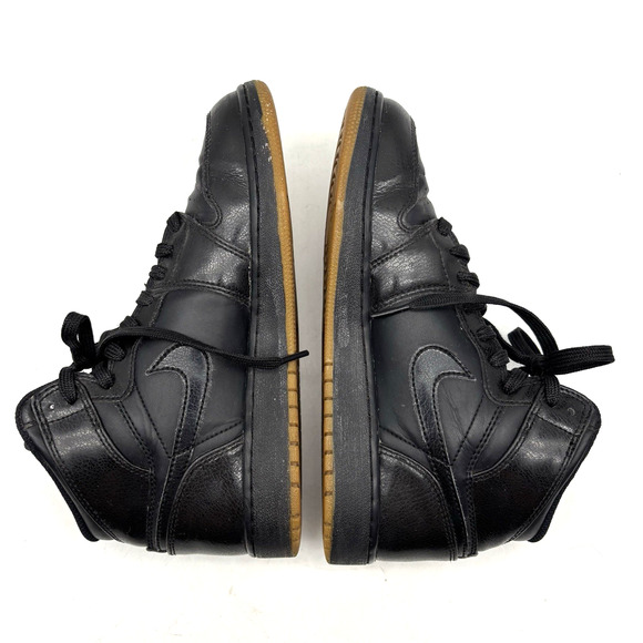 2014 Nike Air Jordan 1 Retro High OG Black Gum 575441-020 6Y Women 7.5 Men 6 - Picture 14 of 16